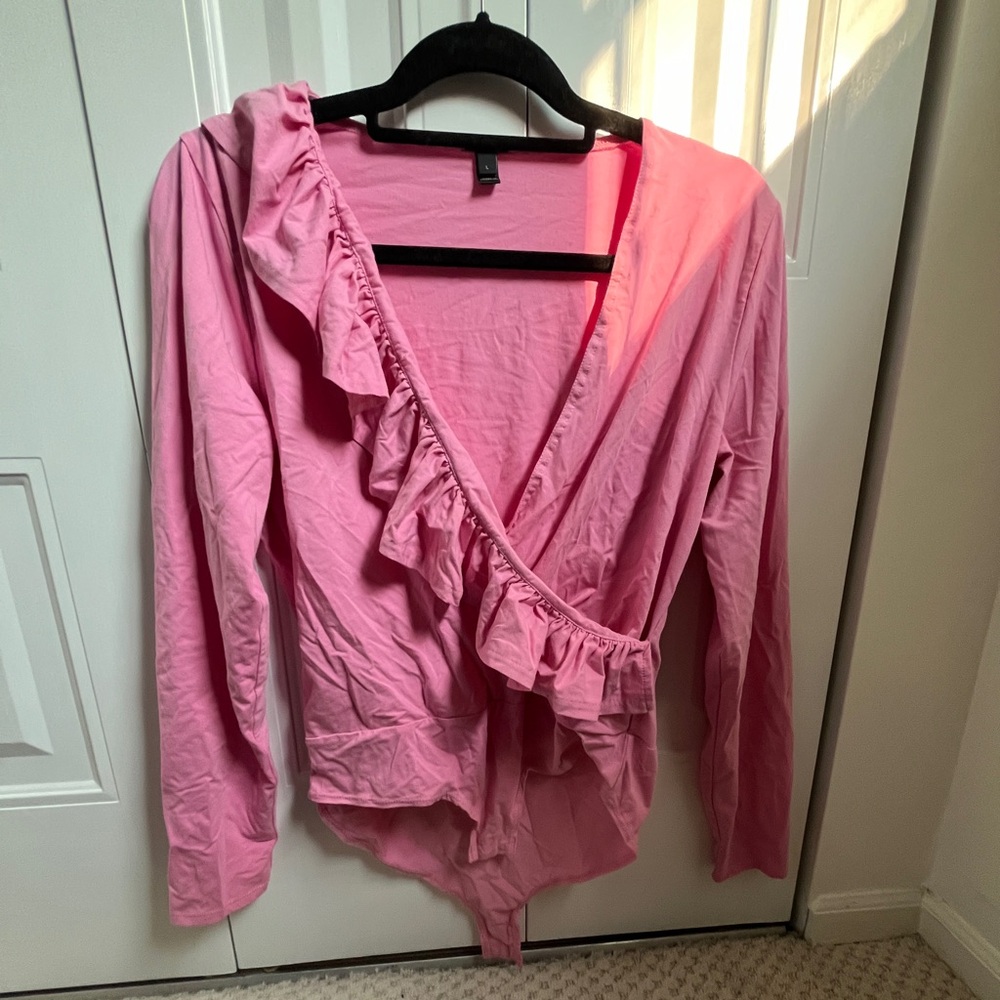 J. Crew Bodysuit with ruffles